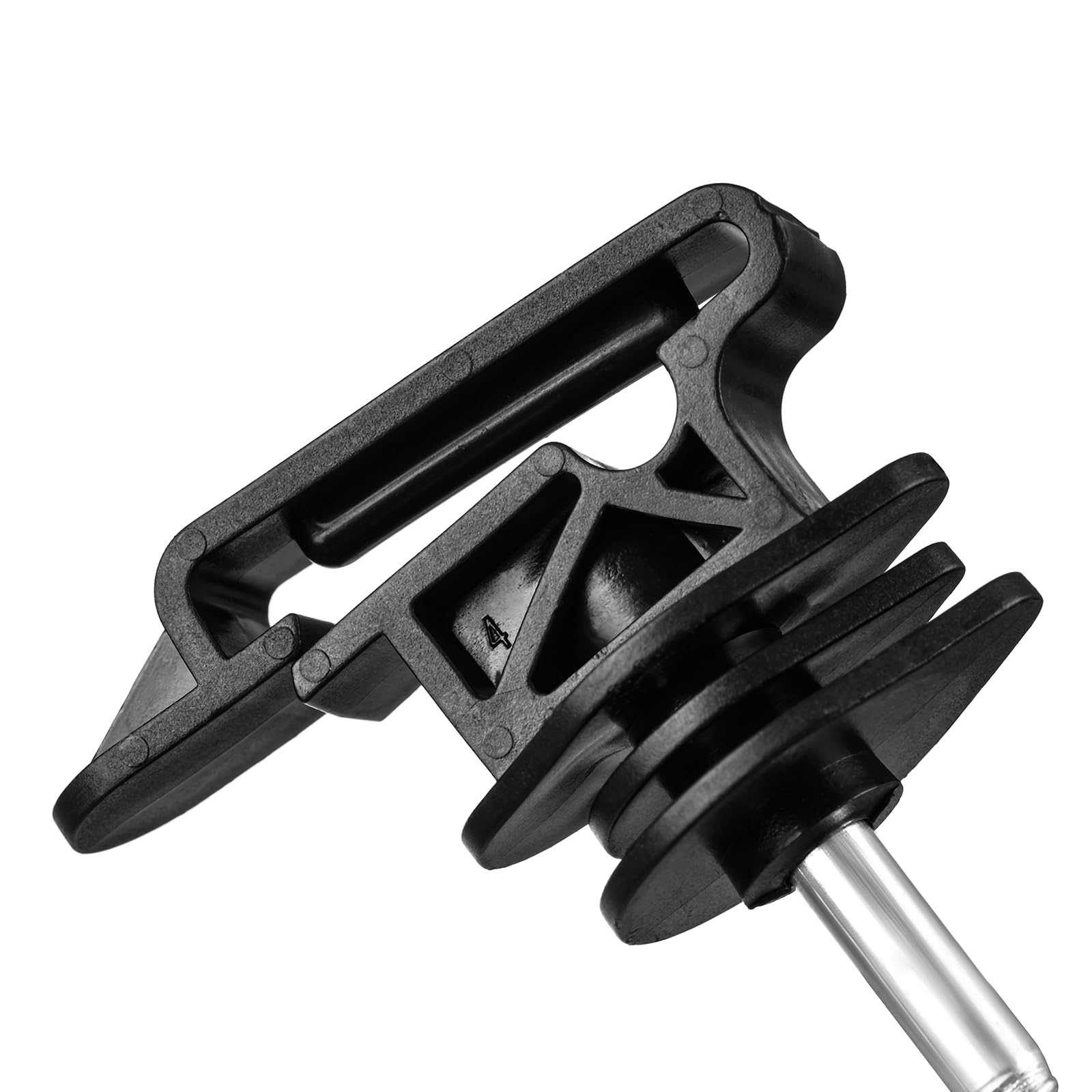 Lot de 50 Isolateur Cloture Electrique, Isolateurs pour Rubans Larges jusqu'à 40mm et Cordes de 6mm - Idéal pour Poteaux en Bois, Piquet Cloture électrique