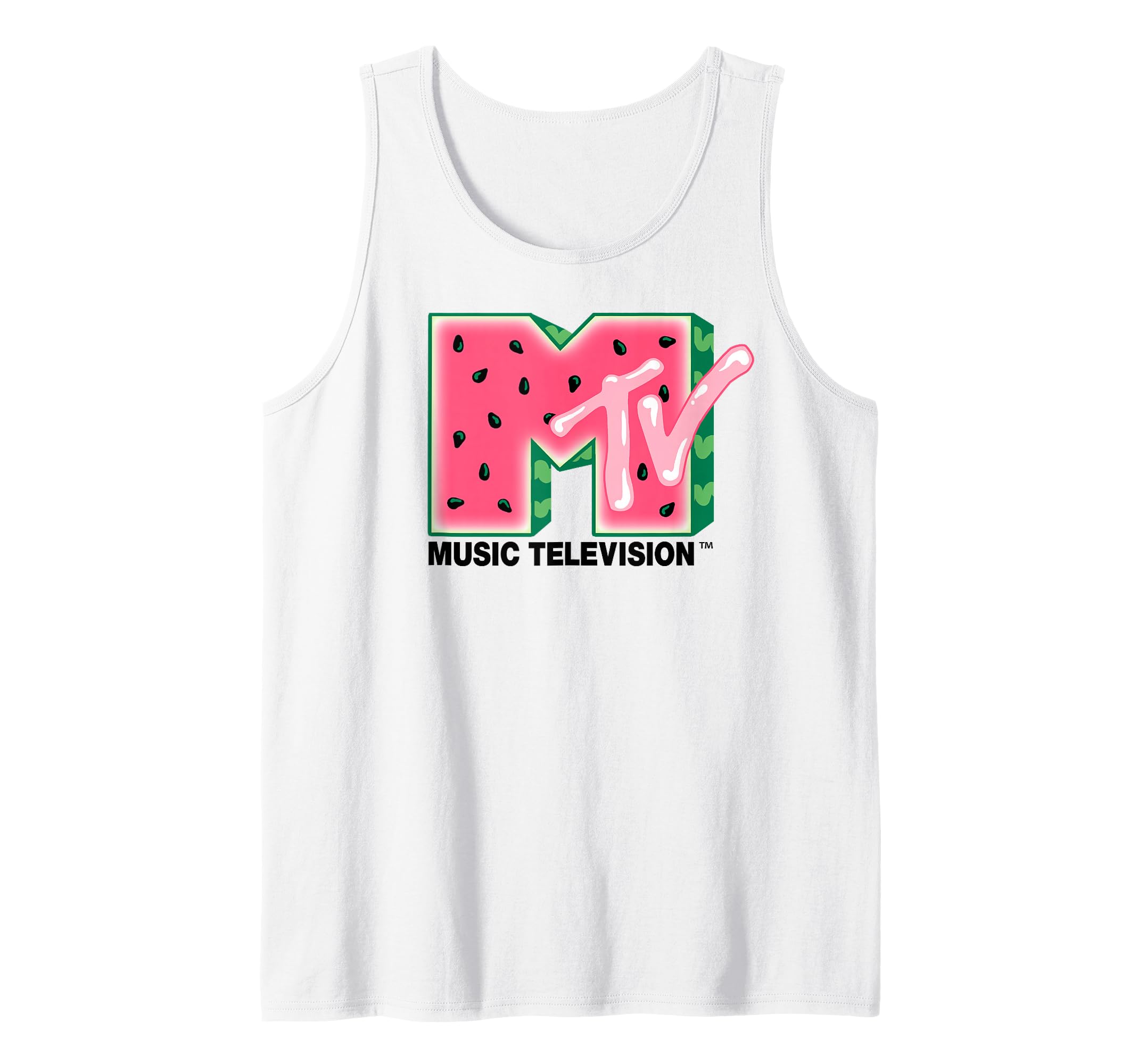 MTV Watermelon Logo Fill Tank Top Small