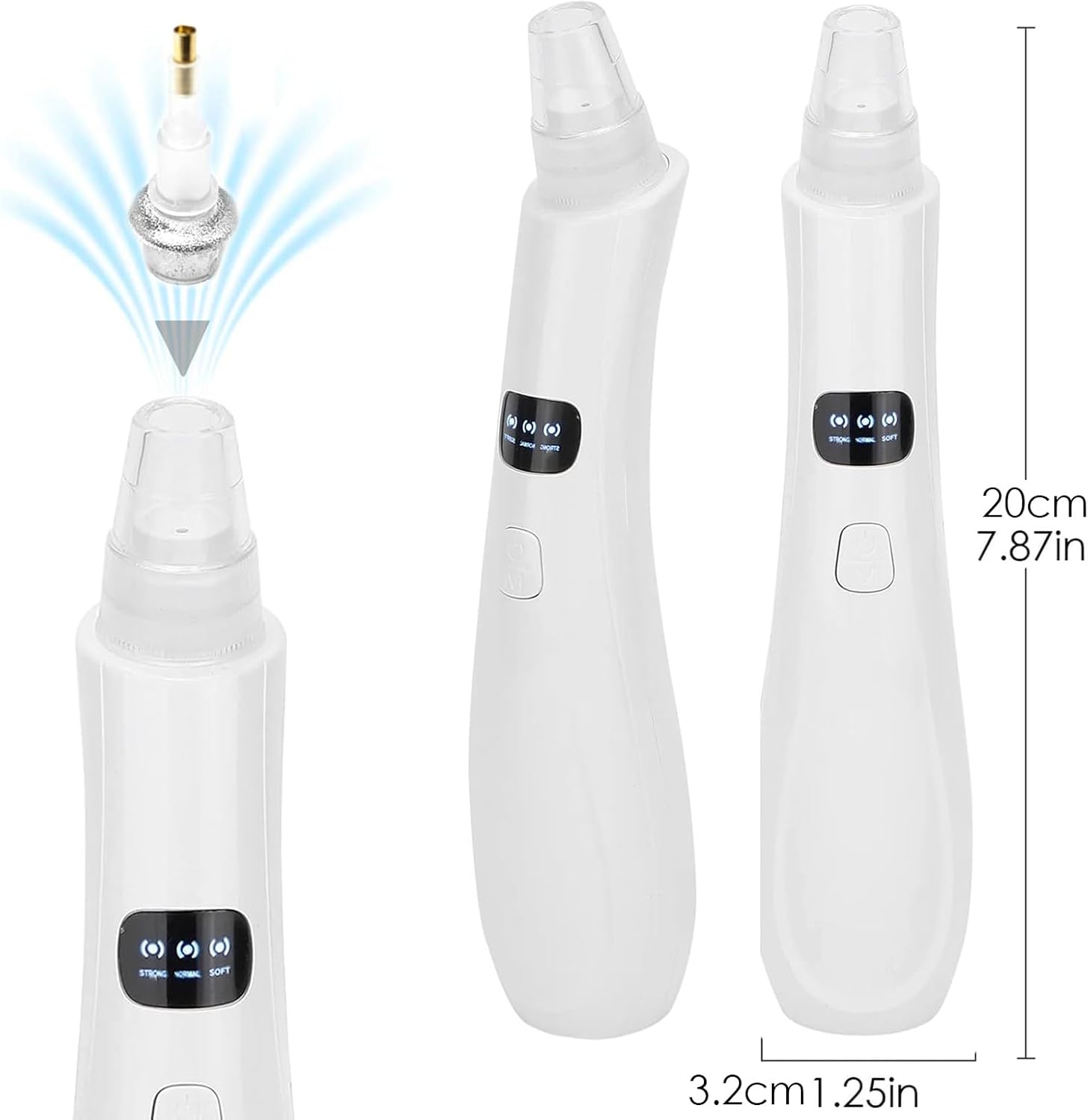 宝石アートツール、ネイルアートペインティングセット - 電動アプリケーターピッカー3 調整可能な吸引モード交換用チップ クラフトデコ