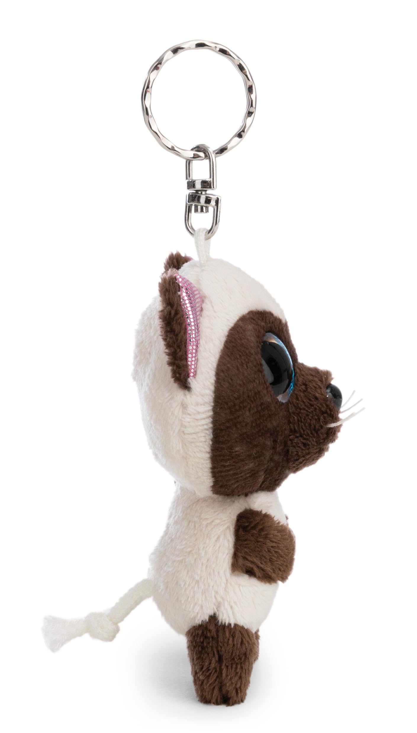 GLUBSCHIS 63020 - Llavero Gato siamés Selma de 9 cm, Beige, Fiel acompañante de Peluche para Mochila o Bolso, Llavero para Grandes y pequeños — view 2