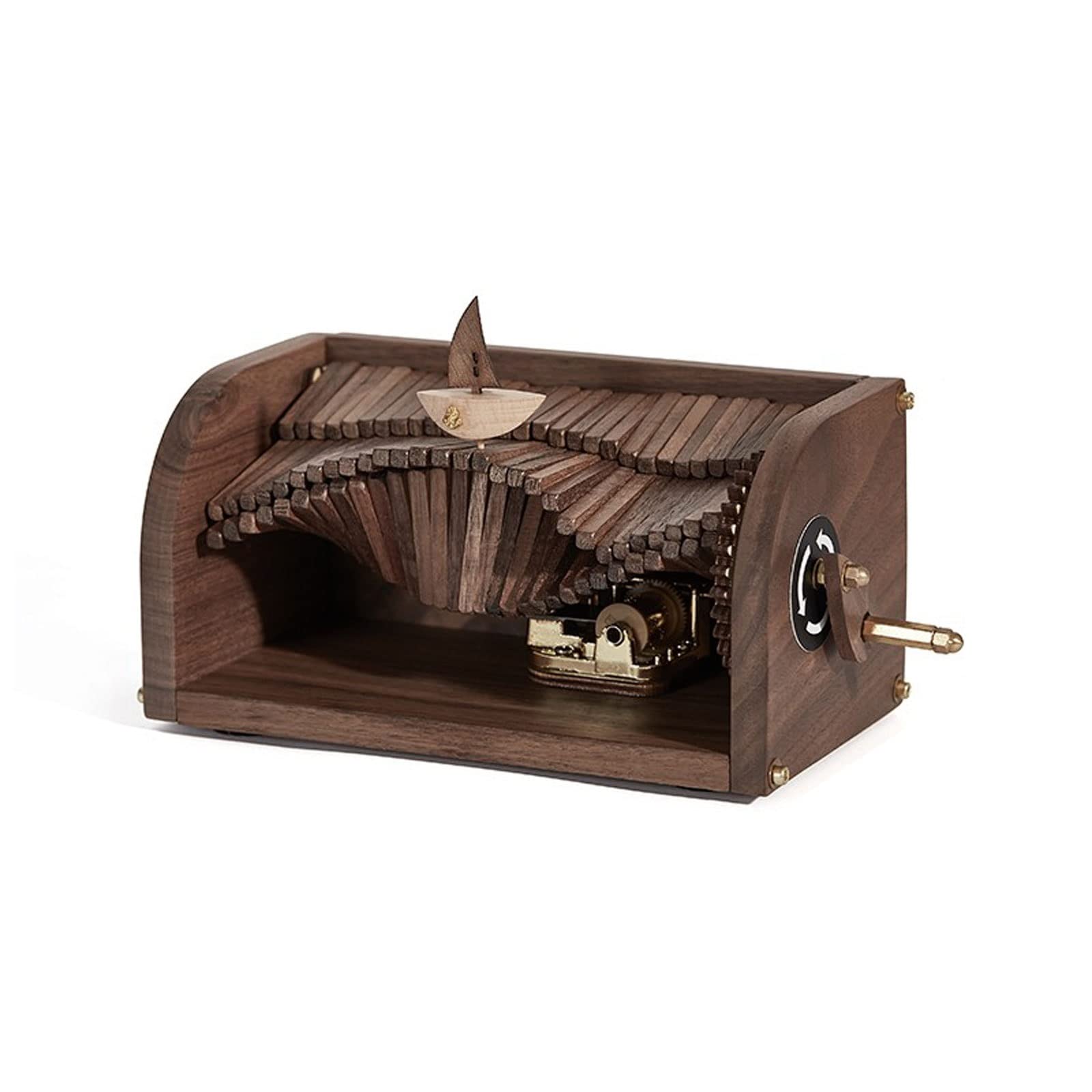 Musikalische Spieluhr Music Box Hand Shake Music Box for Mädchen-Hochzeits-Jubiläumsgeschenke Desktop Ornament, Familienspielzeug Feiern (Color : 1)