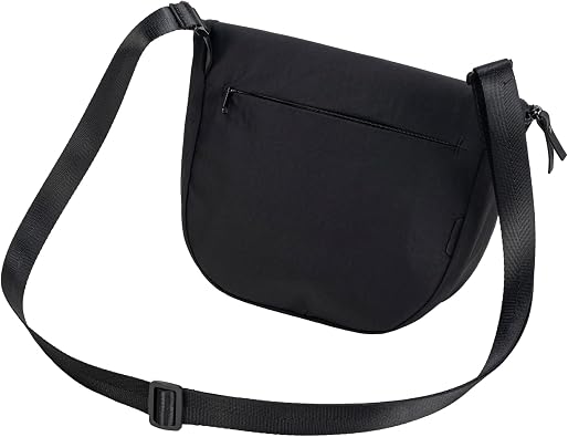 PUMA womens Calla Crossbody Bag in Crinkle Nylon with Adjustable Strap & Zip Closure