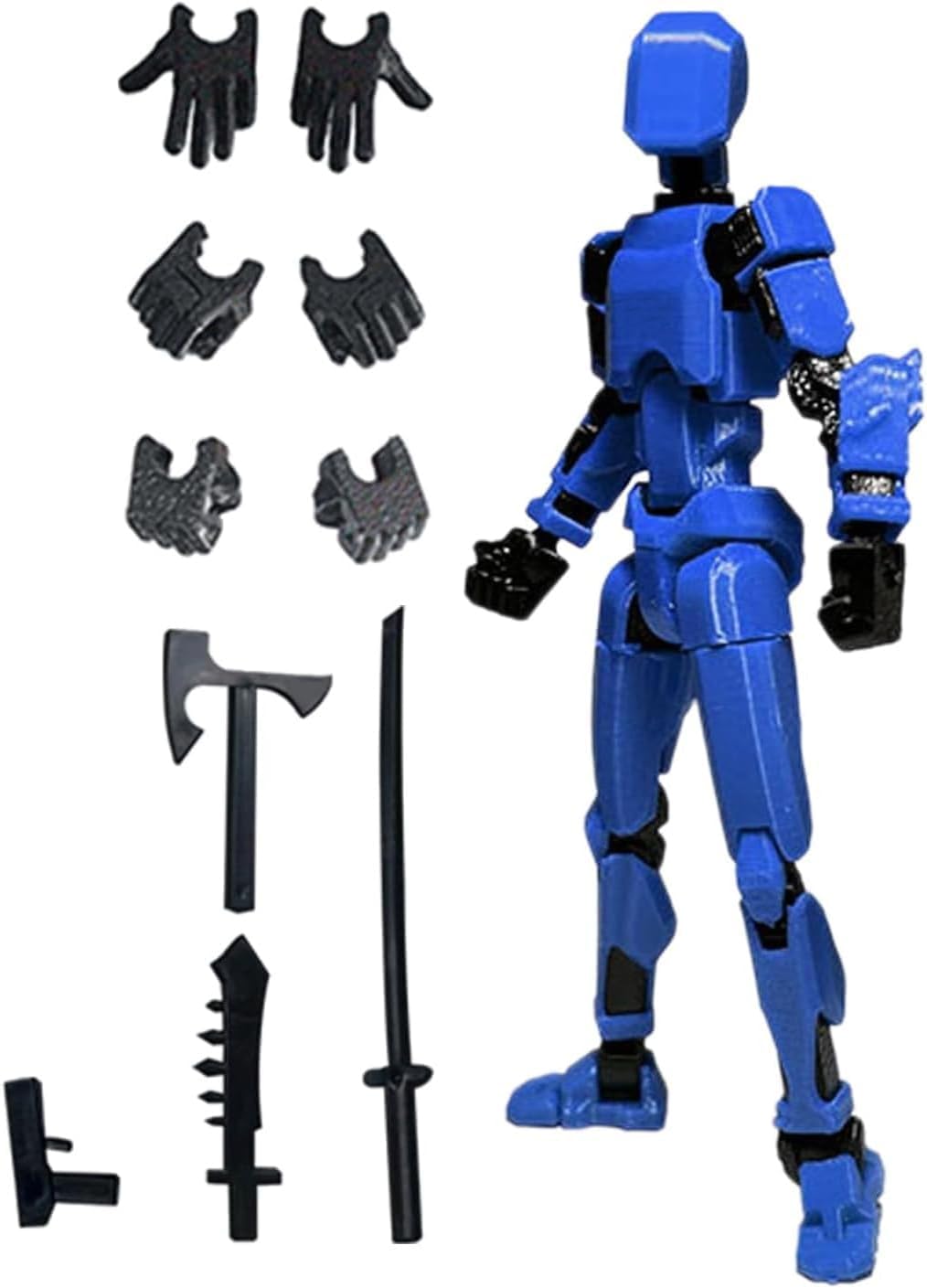 KINETIKITCH Titan 13 Action Figure, 3D Printed Robot, Multi-Jointed Movable Collectible Toy, Desktop Decoration for Game Lovers, Anime Figurine (Blue) (B0DCBB6DC8) Amazon Price History, Amazon Price Tracker