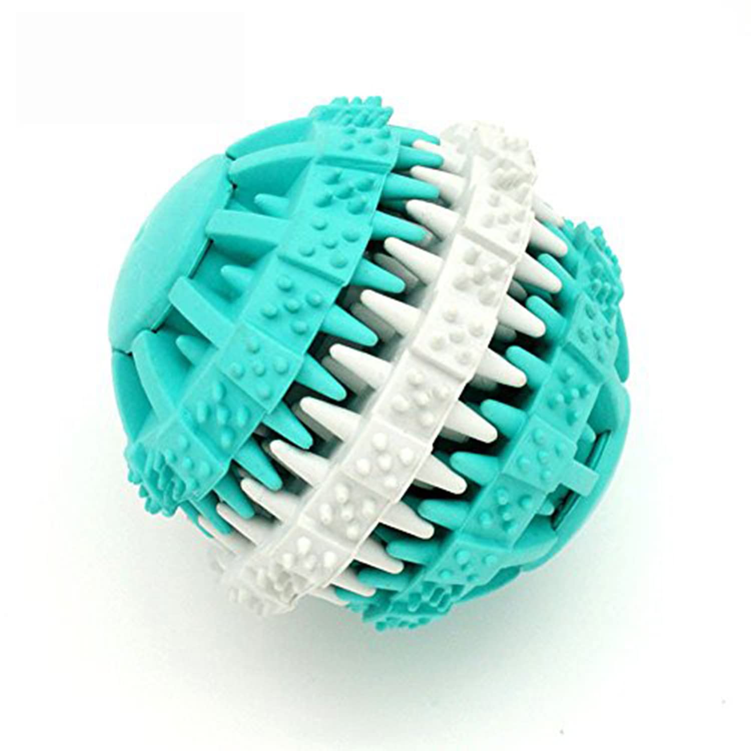 emily pets Dog Treat Ball Food Dispenser Toy for Teething, Interactive Tooth Cleaning Ball, Training Ball for Puppy and Small Medium Dogs (6cm Sky Blue) (B08PKQWTQ4) Amazon Price History, Amazon Price Tracker