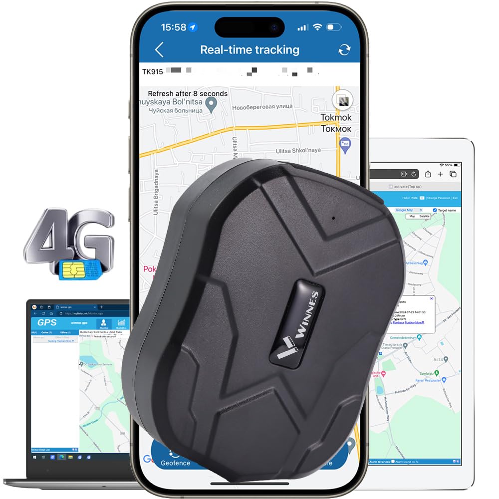 4G Rastreador GPS para Auto con en Imán fuerte y Escucha de Voz ...