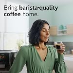 Bosch 800 Series Fully Automatic Espresso Machine 36 Beverages with Coffee World, Cold Brew, Double Cup, Built-in Milk Container, Smart Features, Stainless Steel TQU60307