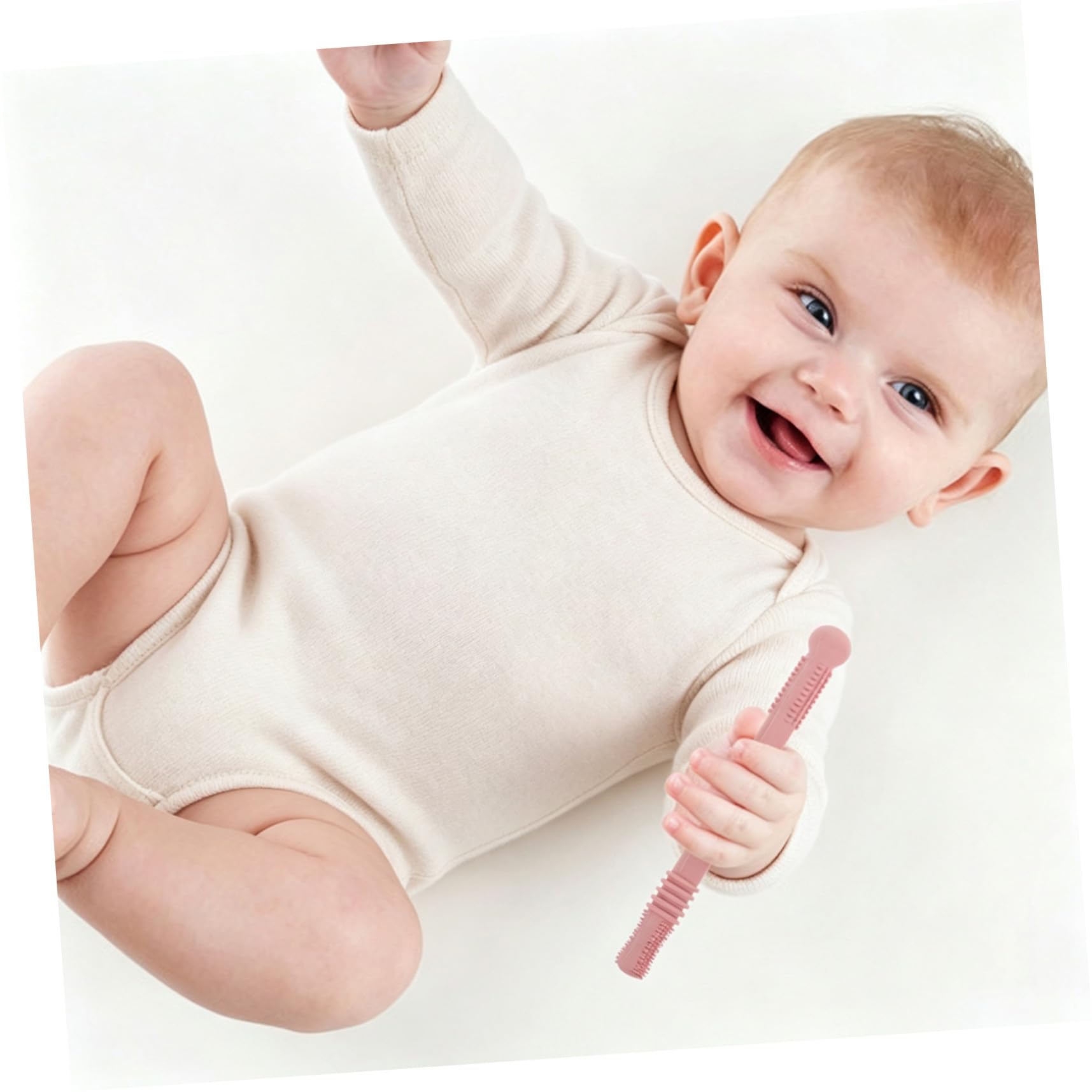 Giocattolo per Dentizione in Silicone 6 Pezzi Strumento per Masticare e Alleviare il Dolore Gengivale per Bambini e Adulti