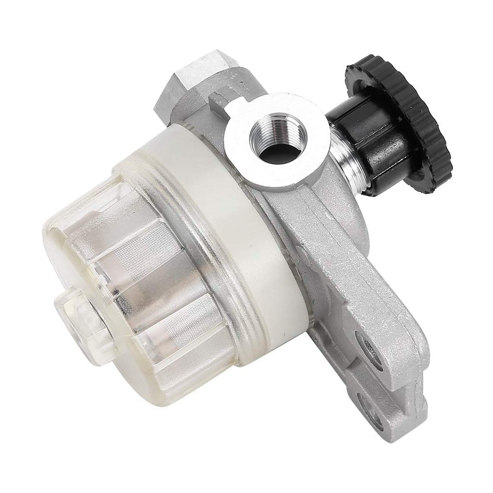 Qiilu Séparateur d'eau de filtre à carburant, pompe auxiliaire manuelle de séparateur huile-eau universel de voiture A0000907350