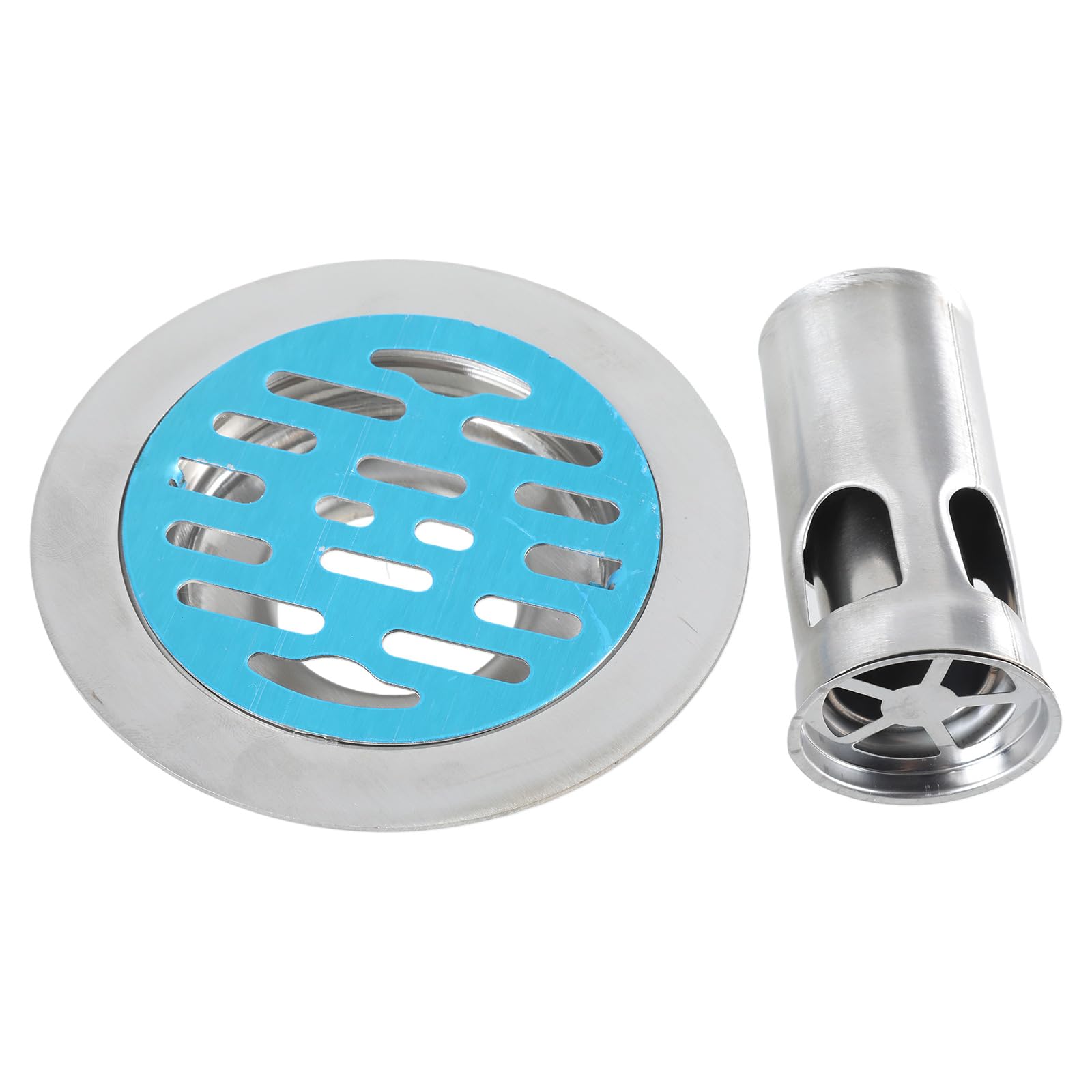 Stainless Steels Floor Drain Antiodor Drainer Shower Strainer Cover Floor Strainer Kitchen Bathroom Hardware Enduring Bathtub Ground Leakage Hair Catcher