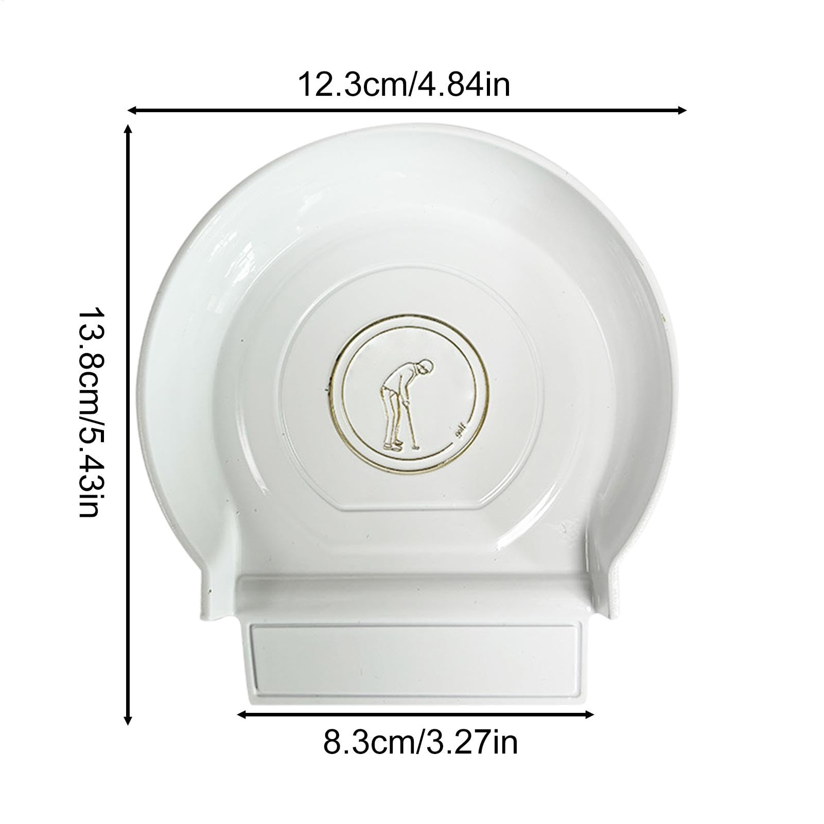 Lochbecher, Putter-Regulierungsbecher aus Aluminiumlegierung, 17 x 15,6 x 3,3 cm, bezauberndes Loch, grüner Trainer, Indoor-Outdoor-Trainingshilfen für Erwachsene, Kinder
