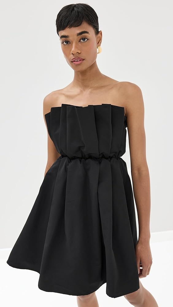 ワンピース STAUD Woman Dress Black R25R2252BM BLIV Amazon.com: STAUD Women's Cordelia Dress, Black, XL
