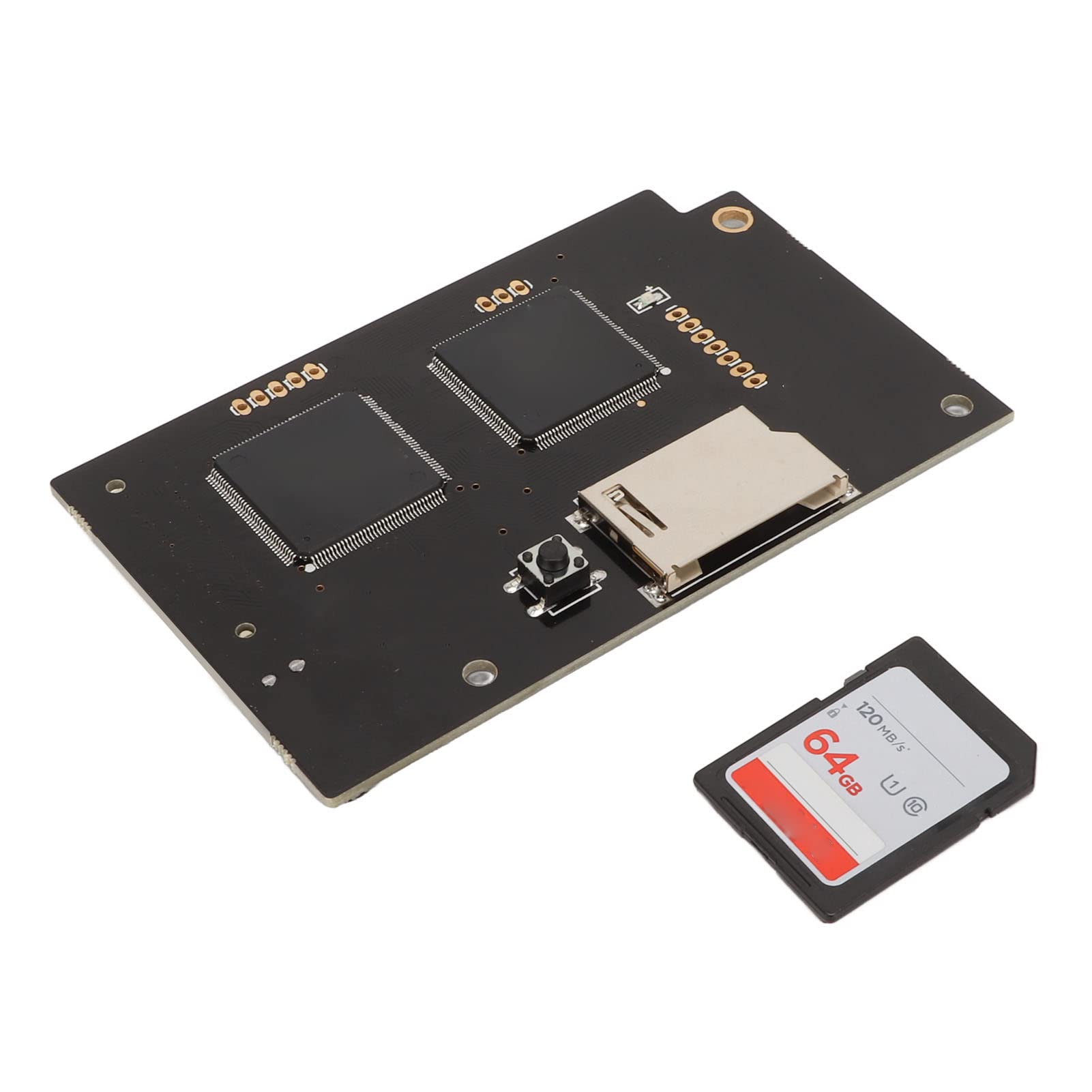 Focket Scheda di Simulazione unità Ottica, Versione V5 15b Ad Alte Prestazioni per Scheda unità Ottica GDEMU, Dreamcast con Dissipatori di Calore per di Memoria da 64 GB per Dreamcast