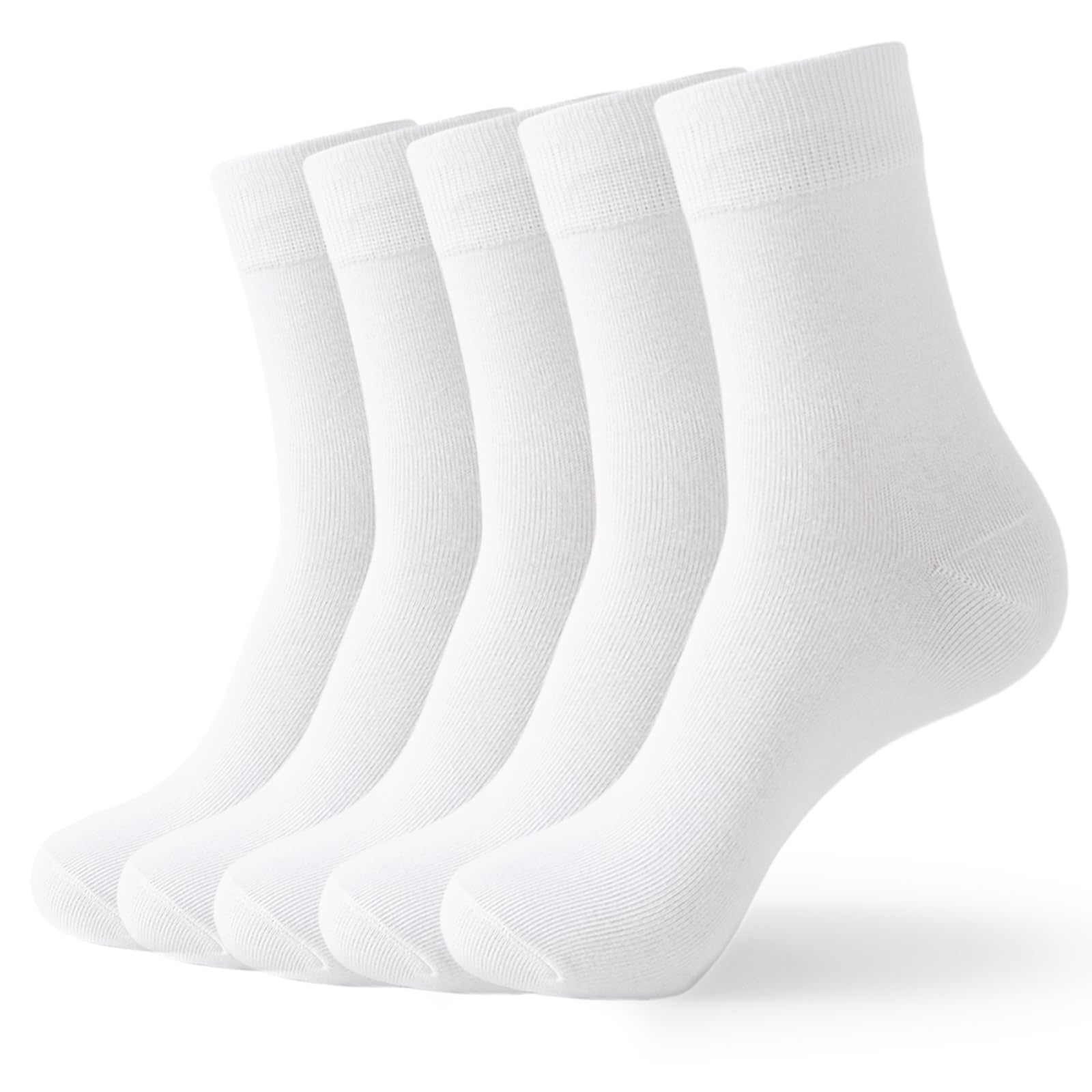 Wamicu Calzini Uomo E Donna, 5 Paia Calzini Donna Cotone, Ottima Qualità Di Cotone Calzini Unisex, Confortevoli E Traspirante Calze Running