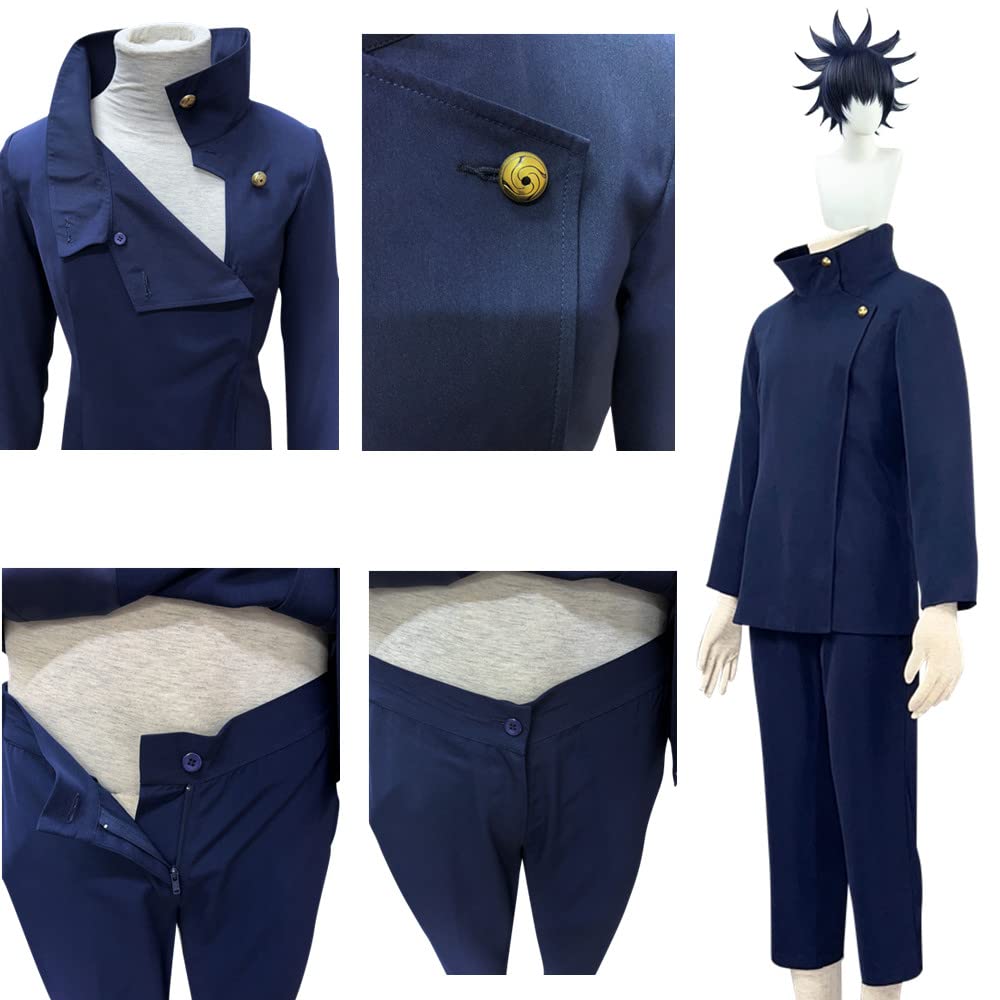 US size Komiks Fushiguro Megumi Cosplay Kostiumy Męski garnitur imprezowy