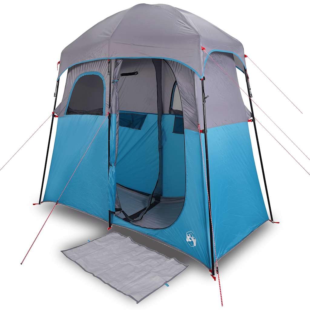 Genérico Tienda de Ducha para 2 Personas Impermeable Azul,Deportes,Actividades al Aire Libre,Camping y Senderismo,Tiendas de campaña-4009534