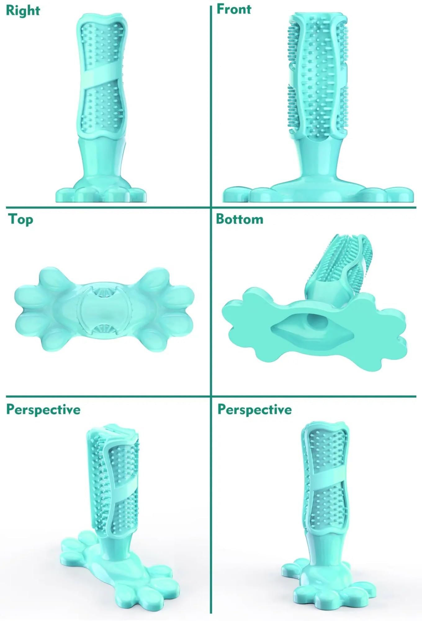 Jouet à mâcher pour chien, bâton de brosse à dents pour chien, jouets interactifs pour les mâcheurs agressifs, jouets interactifs, jouet robuste pour les garder occupés à mâcher pour petits