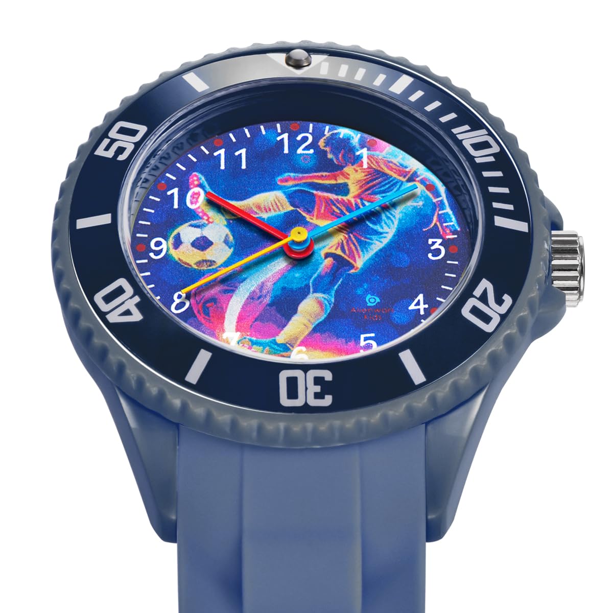Alienwork Kids Orologio Bambini Ragazzi Ragazze Tempo di Apprendimento Impermeabile 5 ATM