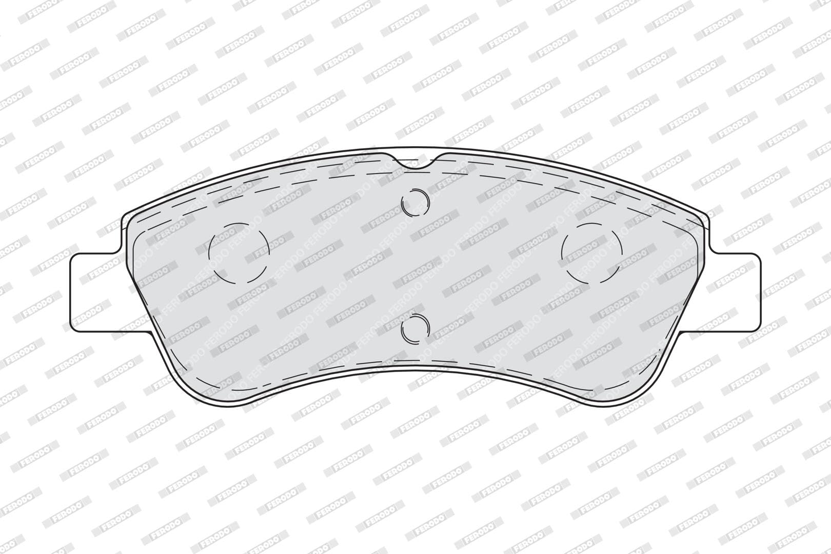 FERODO Plaquettes de freins non préparé pour l'indicateur d'usure avec accessoires FDB4066 Compatible avec PEUGEOT 206 3/5 portes 2A/C 207 3/5 portes WA, WC 208 I 3/5 portes CA, CC 307 3/5 portes 3A/C