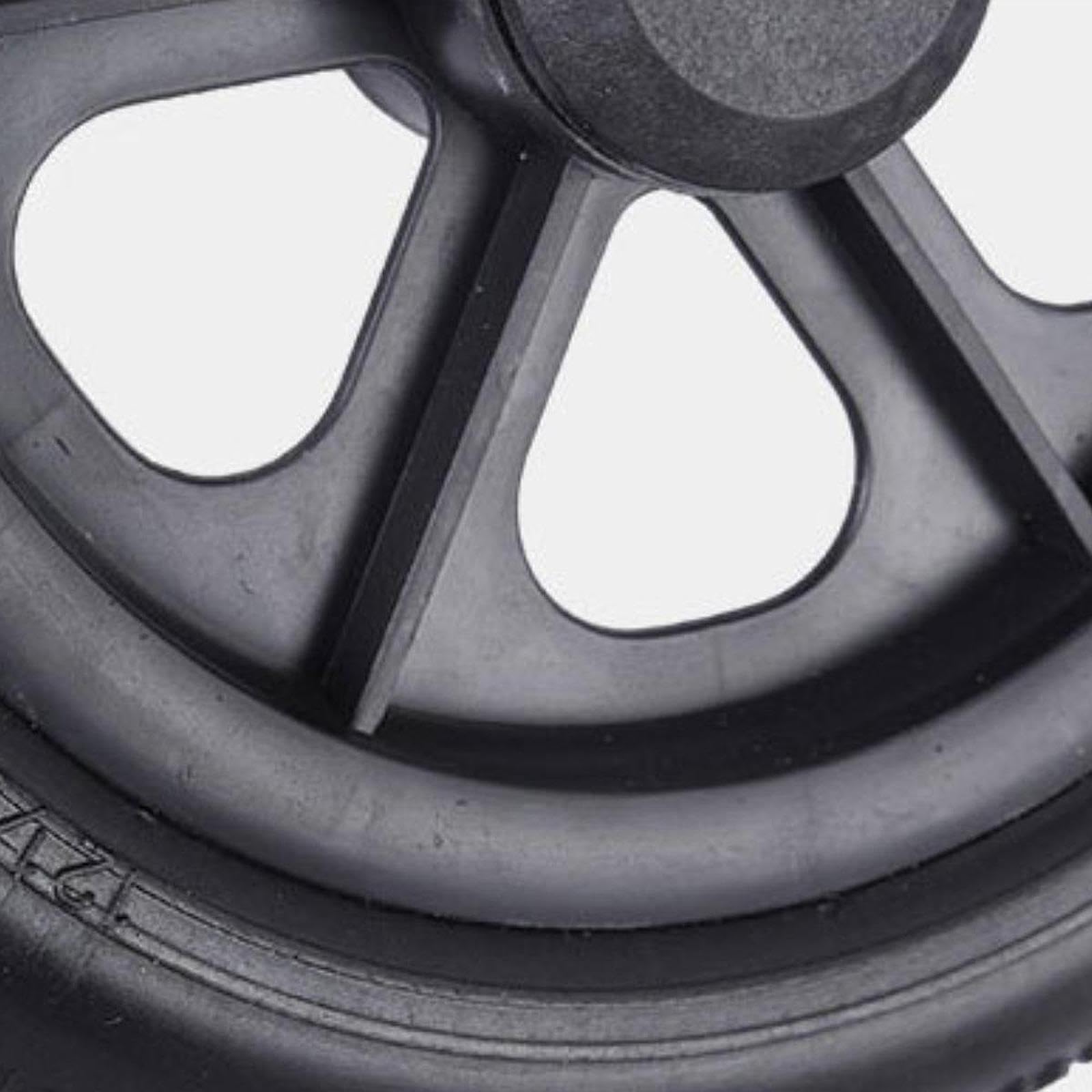 Neumático de repuesto ligero para rueda trasera de silla de ruedas de 12 pulgadas, neumáticos sólidos sin aire de PU, fácil instalación,