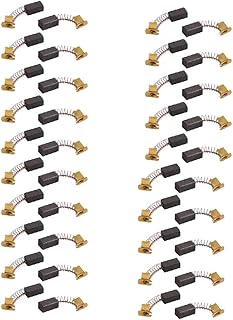 New Lon0167 20Pairs 12.4x6.4x6mm Carbon Brushes Power Tool for Electric Hammer Drill Motor(20Pairs 12.4x6.4x6mm KohlebÃ¼rsten Elektrowerkzeug fÃ¼r Bohrhammer Motor