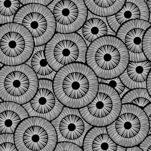 20 Servietten Muster Rosetten schwarz silber als Tischdeko. Papierservietten mit Motiv. Auch für Decoupage und Serviettentechnik 33x33cm