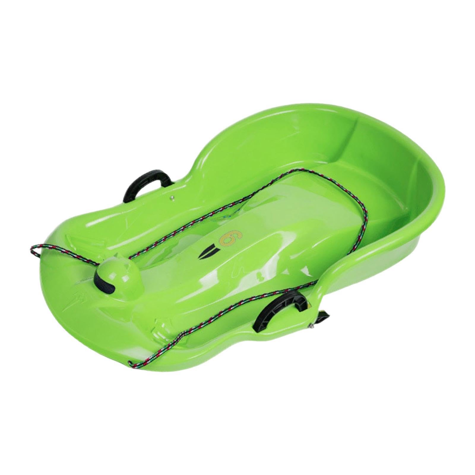 Luge Portable Robuste pour Neige, Gazon et Sable, avec Corde de Traction et Freins de sécurité. Idéale pour Les Enfants et Les Tout-Petits, pour