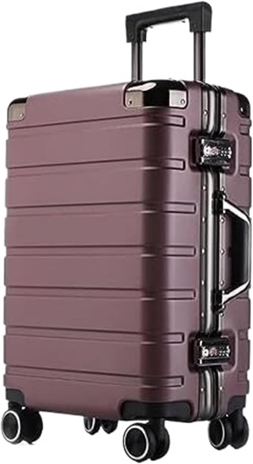 BODHIS Carry On Luggages Suitcase Suitcases DoubleRow Swivel Wheels