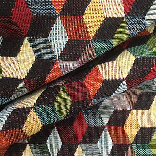Kt KILOtela - Upholstery Fabric - Jacquard Gobelin - Size: 100 cm length x 280 cm width, Multicoloured, 100 x 280 cm - Image 4