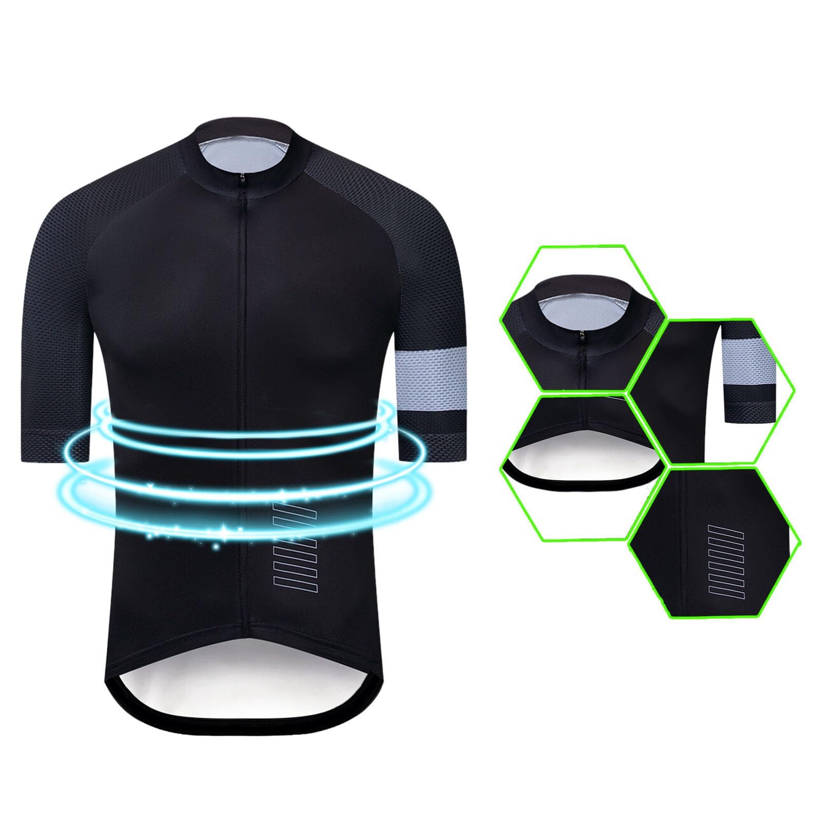 Generisch 2026 Tshirt Uomo Abbigliamento Ciclismo Estivo Uomo Maglia Manica Corta Bici Uomo Abbigliamento Da Corsa Ciclismo Da Strada