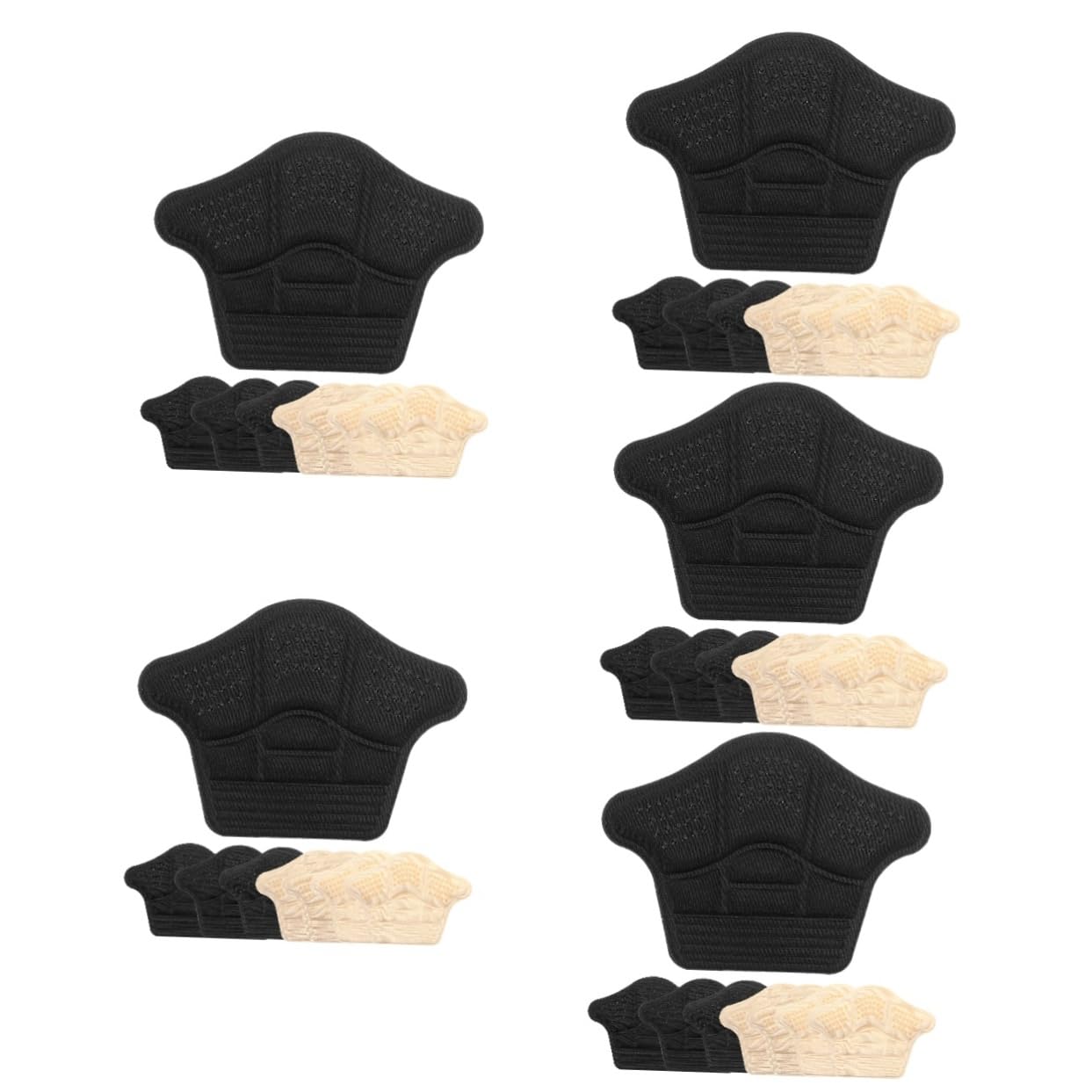 SOLUSTRE 20paare Fersenkissen Selbstklebende Einlegesohlen Für Sportschuhe High Heels Und Sneaker Und Und Schwarz Reduzierung Von Fußschmerzen Und Reibung