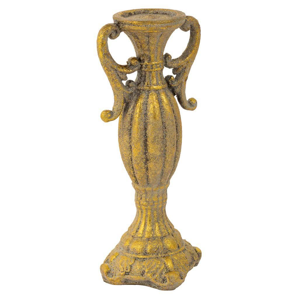 Candelabra De Resin Dorado