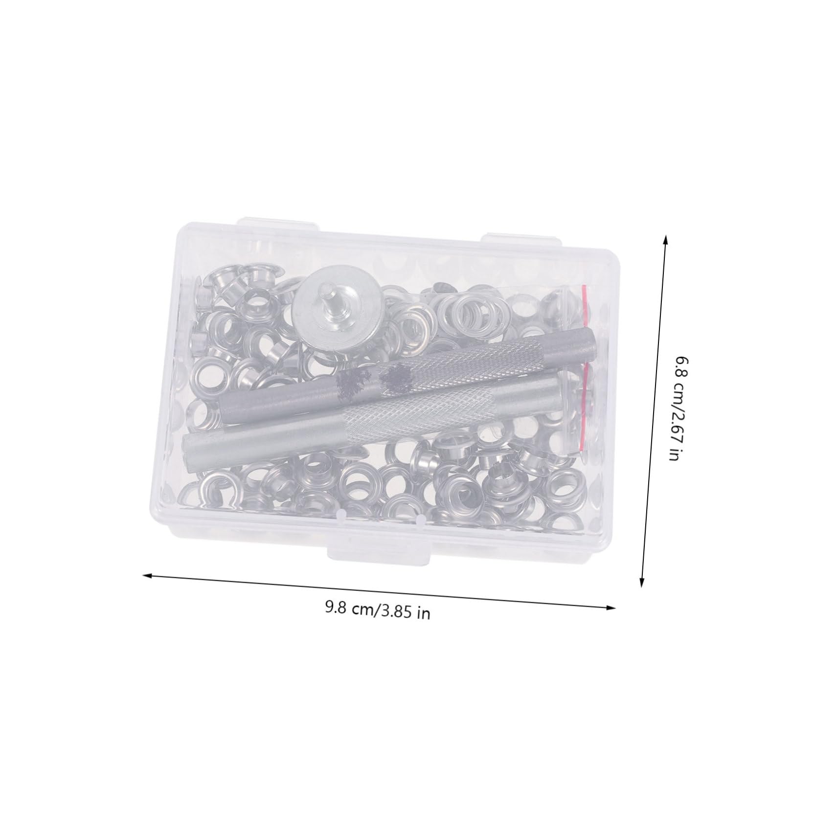 Tofficu 300sets Kit Di Occhielli Ottone Di Qualità Di Grommets Con Strumenti Inclusi Per Scarpe Abbigliamento e Artigianato Bianco Facile Da Usare e Riporre