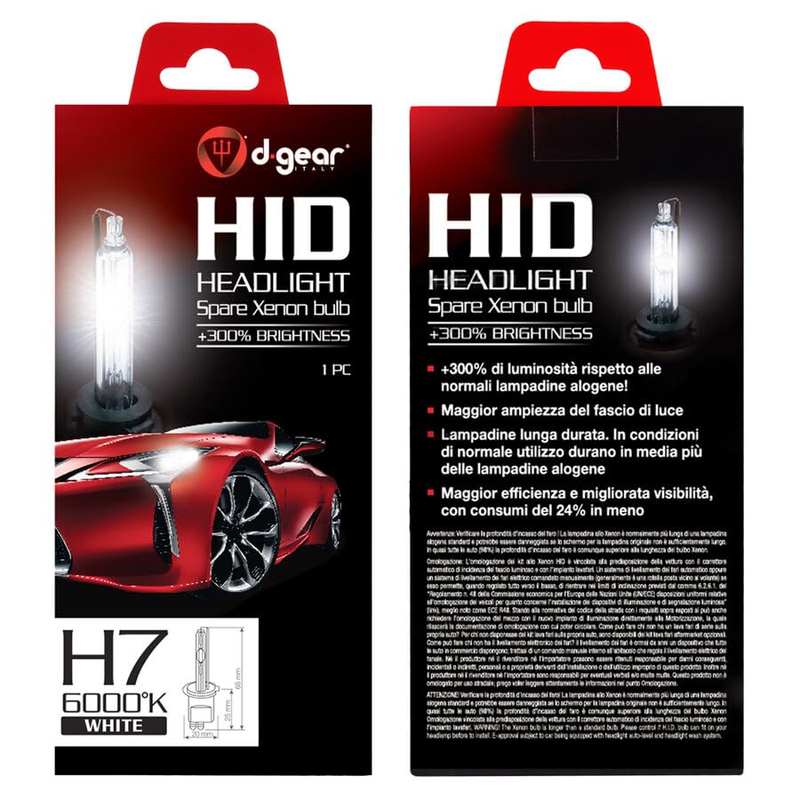 Ricambio H7 C 6000K Luce Bianca