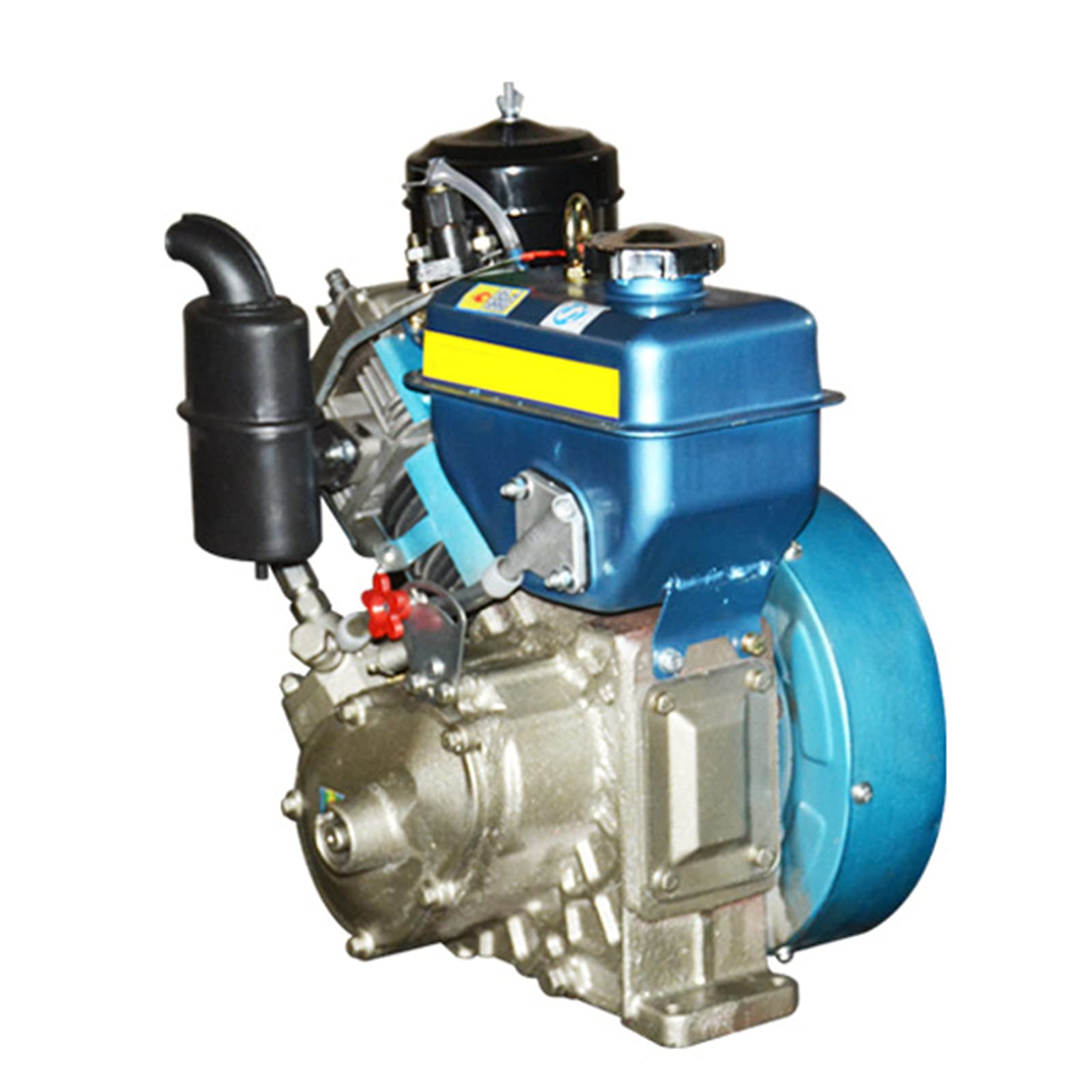 TBVECHI Air Cooling Diesel Engine, 4 Stroke Single Cylinder Multi-Use Engine for Agricultural marine