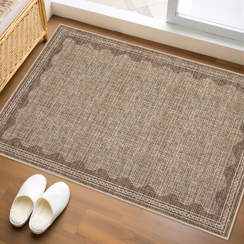 GarveeHome Tapis d'entrée 2x3, motif festonné