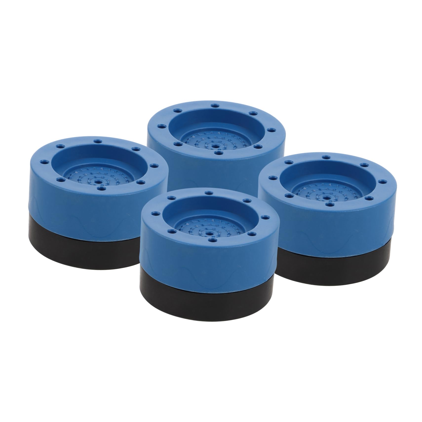 SOLUSTRE 4pcs Shock and Noise Cancelling Washing Machine Support Washer and Dryer Anti-Vibration Height Increase Feet Pads Noise-reducing Shock Absorber Mat