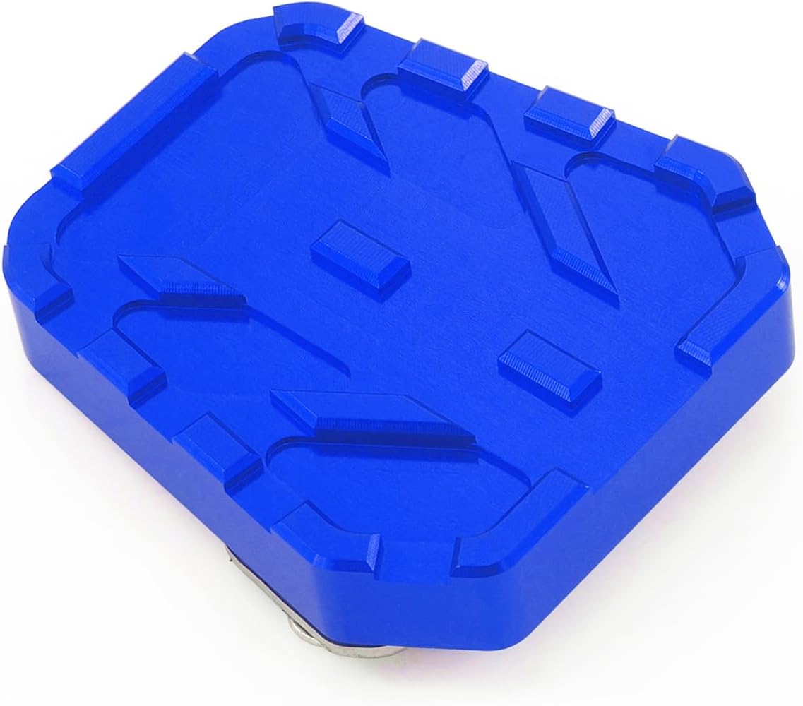 HEINMO Motorcycle Brake Lever Pedal Upshift Downshift Brakeshift Extension Peg Foot Pads Compatible With WING Cross Cub 110 CC110 Anti Skid Extender (Blue,3in1)