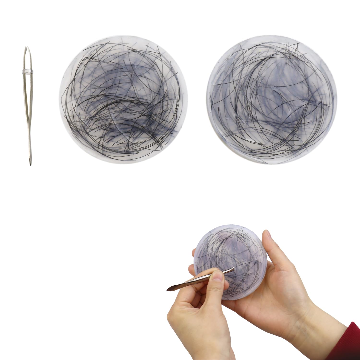 2 Pack Silicone Fidget Pad - Anxiety Relief for Adults, Stress Relief Tool for Dermatillomania & Trichotillomania