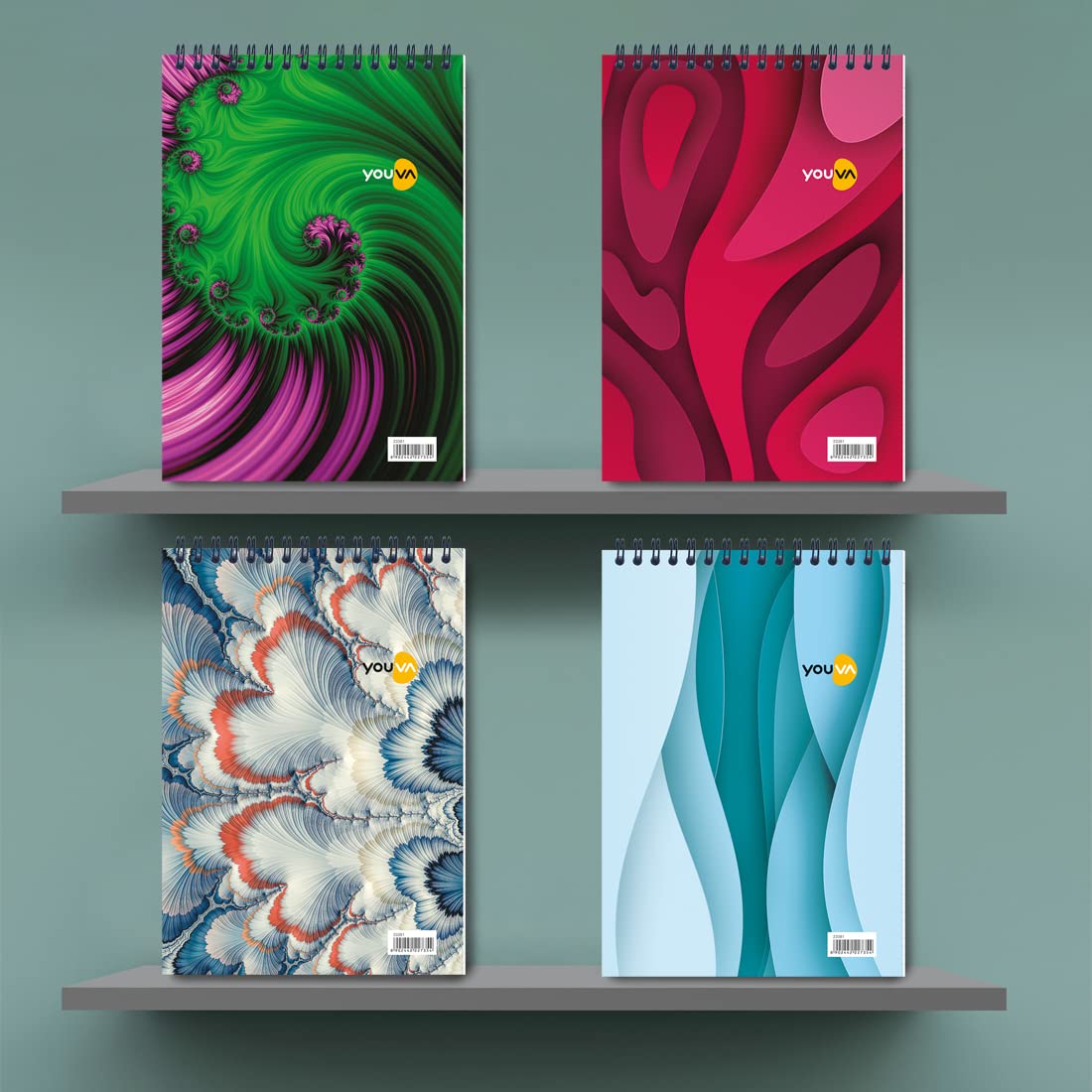 YOUVA Navneet My Notes Office Notebook Journal For Personal And Office Use | Top Wiro/Spiral Bound | Single Line | A5 Size - 14.8 Cm X 21 Cm | 160 Pages| Pack Of 3 4