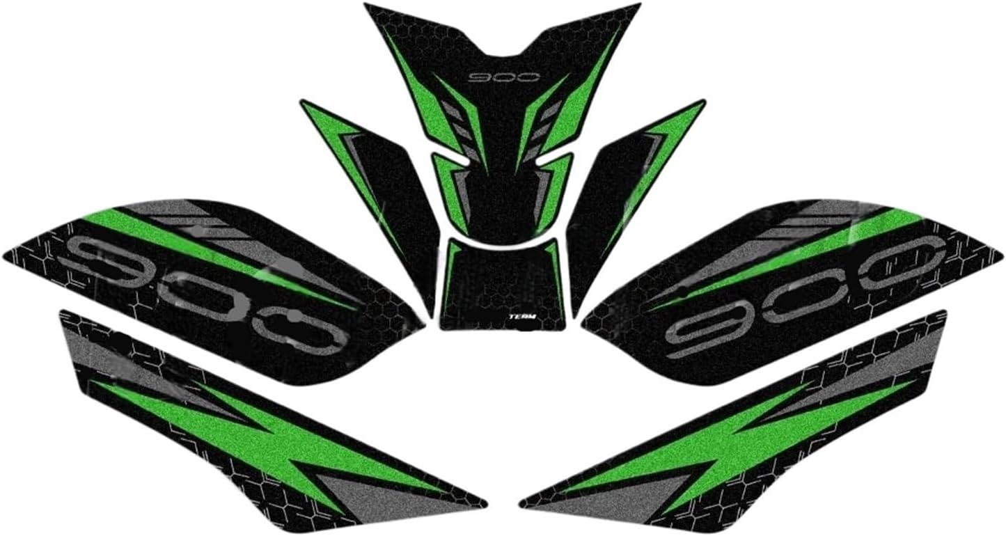 Motorcycle Tank Sticker Motorcycle Accessories Side Fuel Tank Pad Sticker Anti-Slip Knee Grip Protection Decal for Z900 2025.