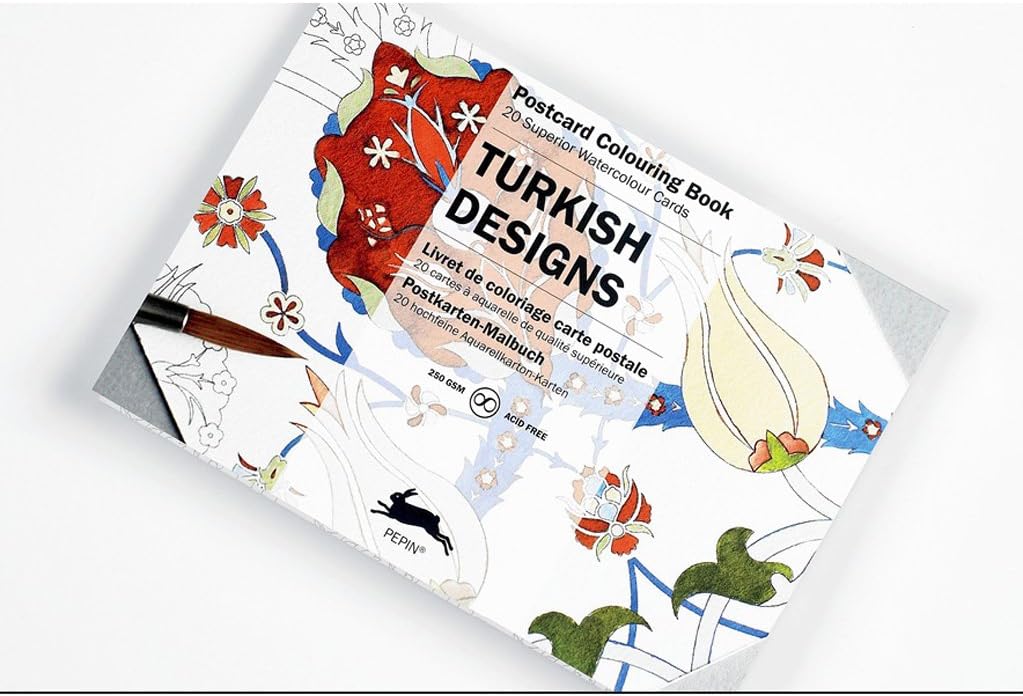 Turkish Postcard Colouring Book (Multilingual Edition)