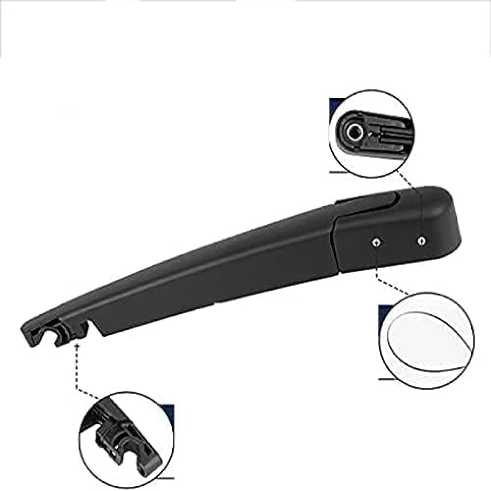 Bras D'essuie-glace Arrière + Balai Pour Hyundai I10 I 2007-2013 - Compatible 98850-0X000