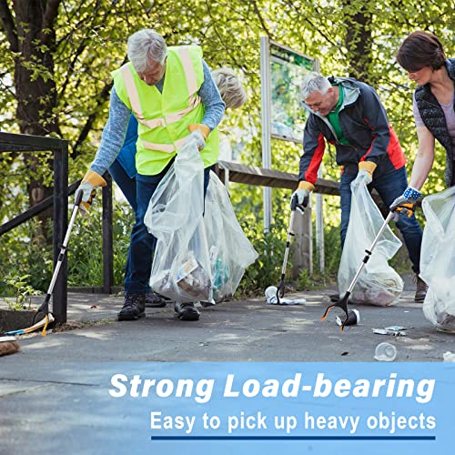 ctosree 8 pack 3234 trash grabber reacher tool for elderly foldable litter picker upper lightweight trash pick up stick long handy mobility aids for home garden arm extensionmulticolor