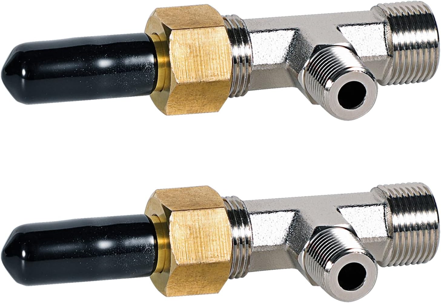 Bonbo Bleeder Tee Kit Replacement for Seastar 3004.6439 HF4202 Compatible with All Baystar Cylinders (2pcs)