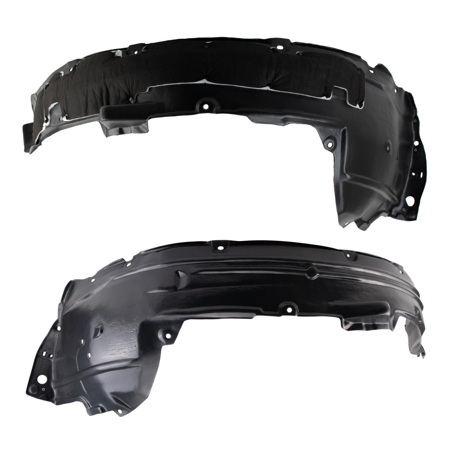 TRQ Front Inner Fender Liner Set | For 2012-2014 Honda CR-V HO1248155 HO1249147