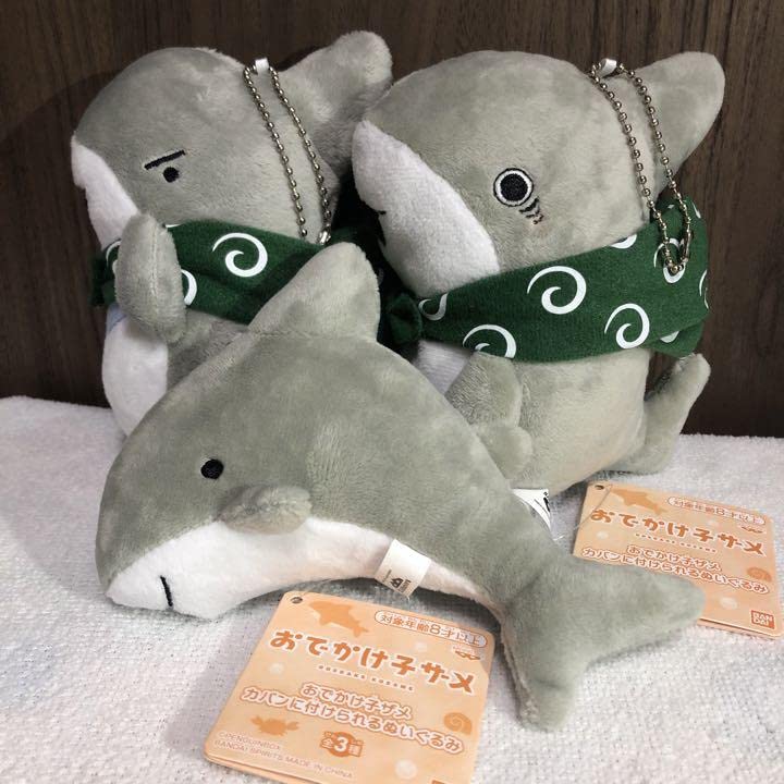 おでかけ子ザメ　カバンに付けられるぬいぐるみ　ガチャ おでかけ子ザメ カバンに付けられるぬいぐるみ｜タイトーの9月の