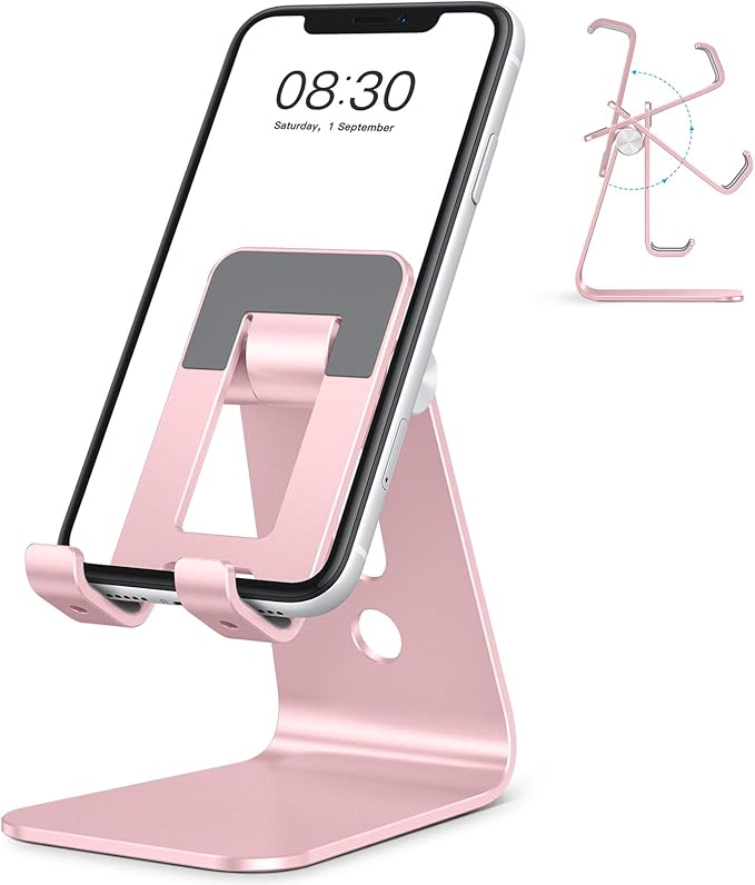 OMOTON C3 Cell Phone Stand for Desk, Larger and