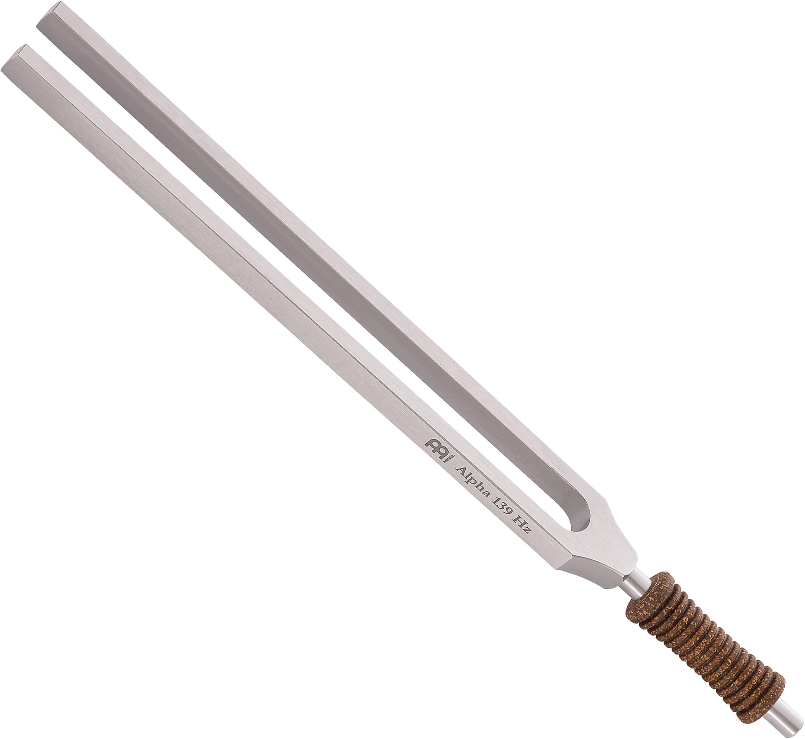 Sonic Energy Binaurale Therapie Stimmgabel, Alpha (TTF-ALPHA) | 139 Hz, 24 cm lang, 126 g, in Deutschland gefertigt, inkl. Hülle, vernickelter Stahl, Korkgriff