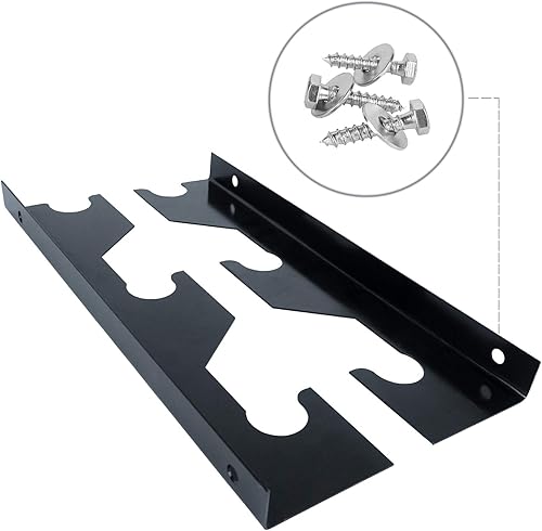 Miniatura 4 de Luwint Soporte para barra de pesas montado en la pared