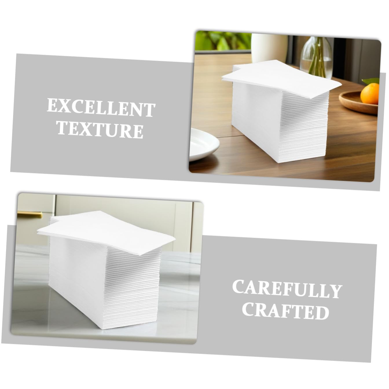 100 Piezas Servilletas Desechables Papel Grueso para Banquetes Bodas Fiestas Toallas Papel para Invitados Restaurante Hotel